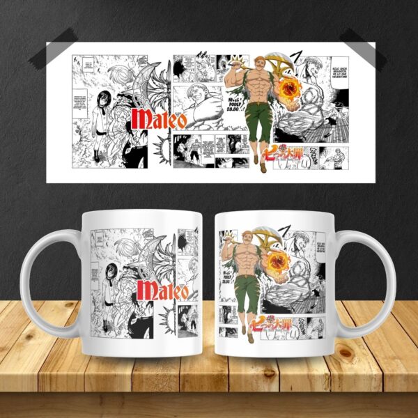 Taza sublimada Manga y Anime 11oz